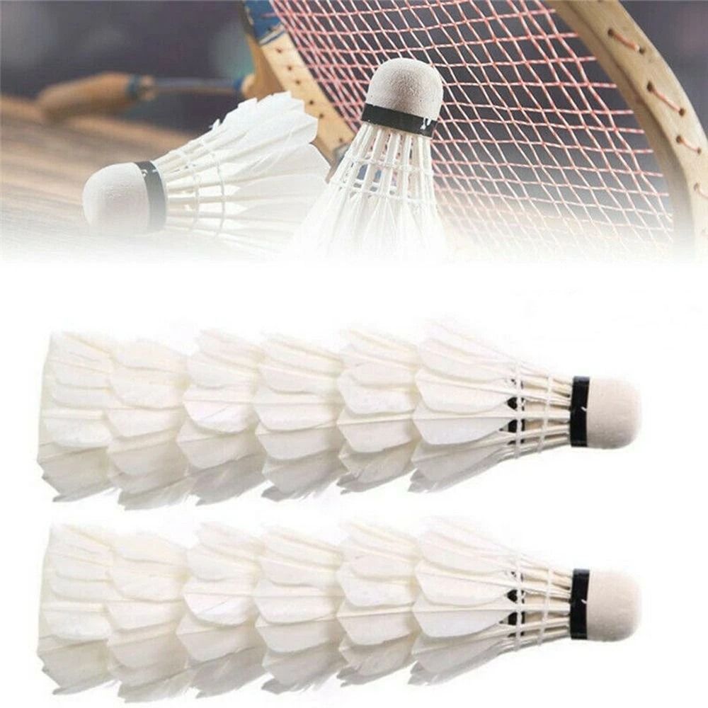 Badminton Nylon Shuttlecock - 3/6/12Pcs Professional Badminton Shuttlecock Black Goose
