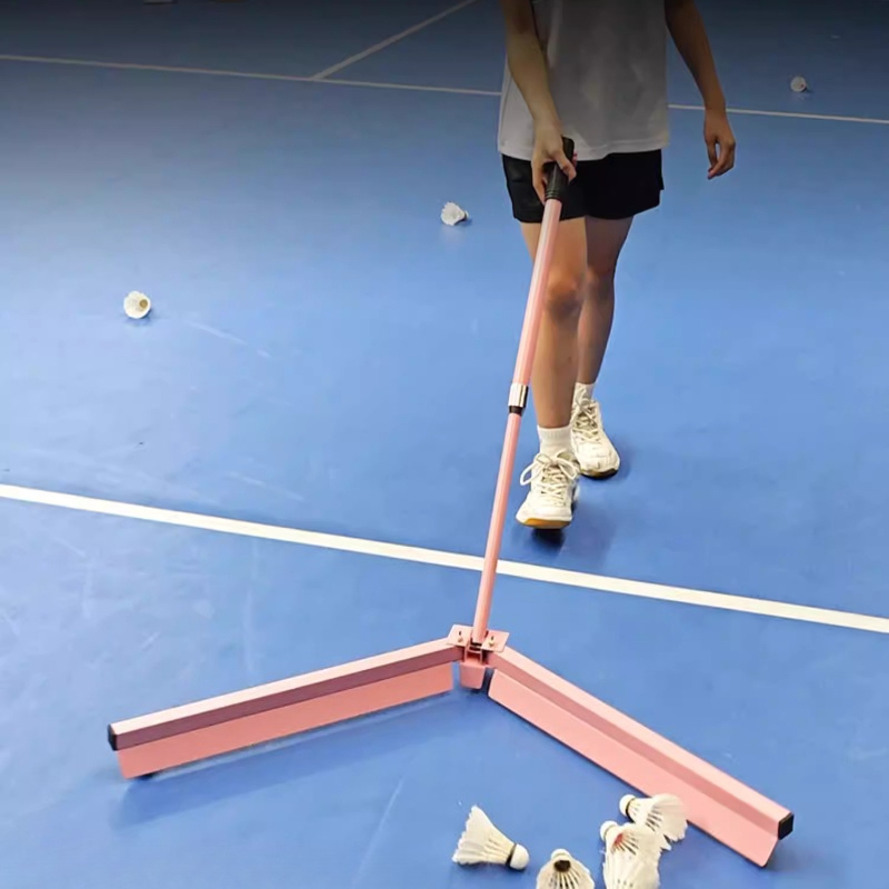 Badminton Background - Scalable Height Badminton Sweeper Foldable Badminton