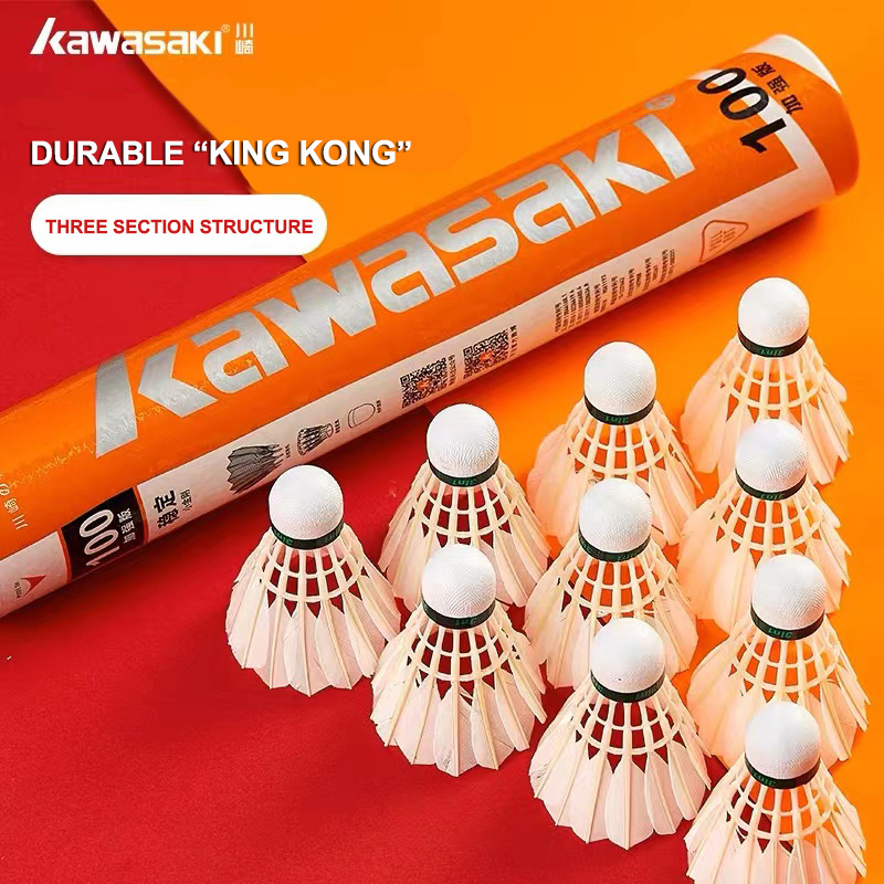 Kawasaki King Kong 100/500 Fea - đánh giá và giá Badminton Nylon Shuttlecock