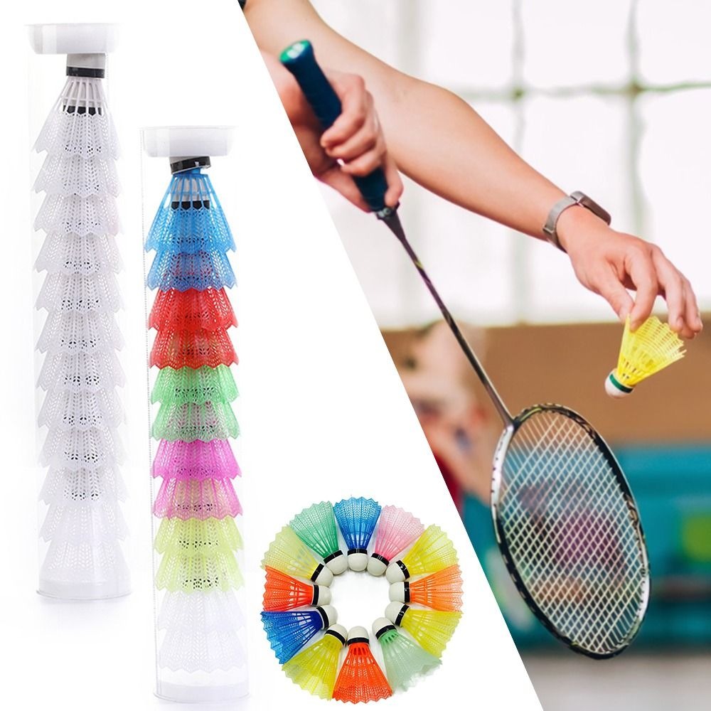 6/12PCS Windproof Plastic Shut - đánh giá và giá Badminton Nylon Shuttlecock
