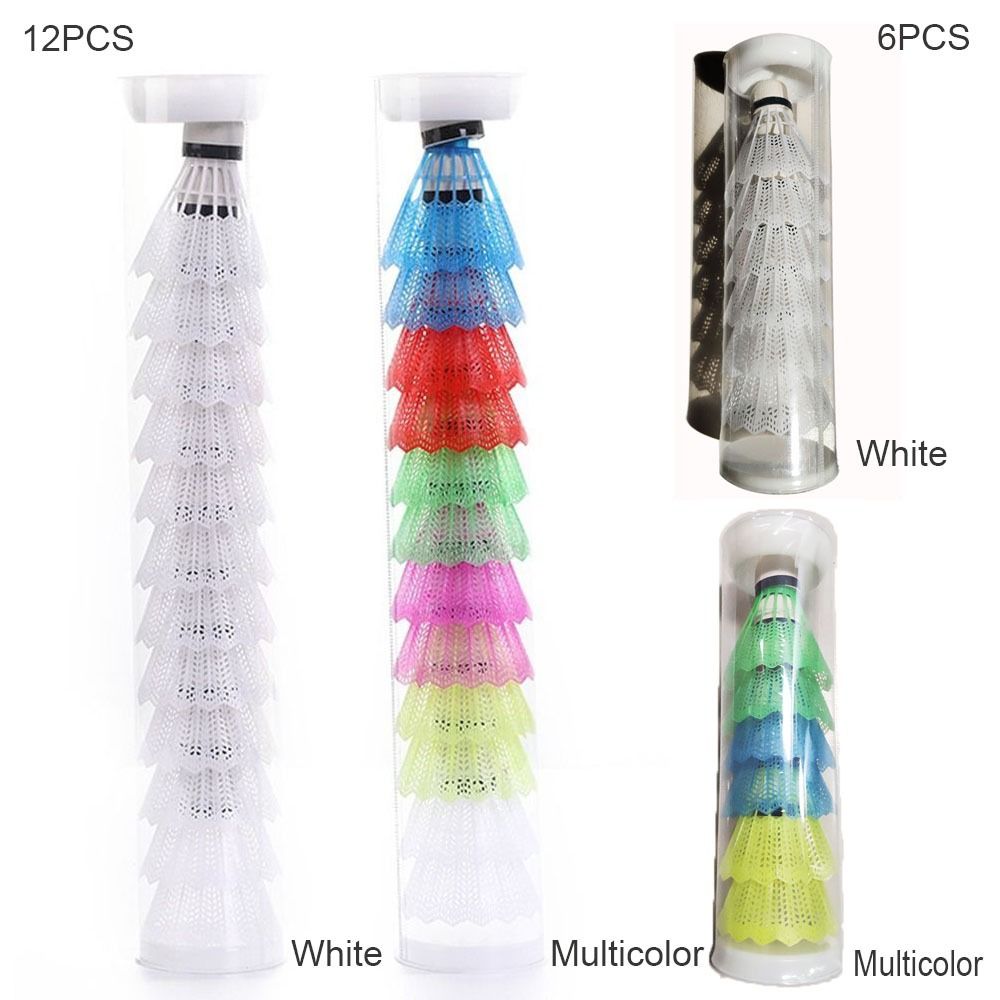 6/12PCS Windproof Plastic Shut - đánh giá và giá Badminton Nylon Shuttlecock