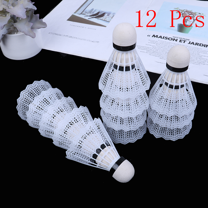12Pcs Plastic Badminton Shuttl - đánh giá và giá Badminton Nylon Shuttlecock
