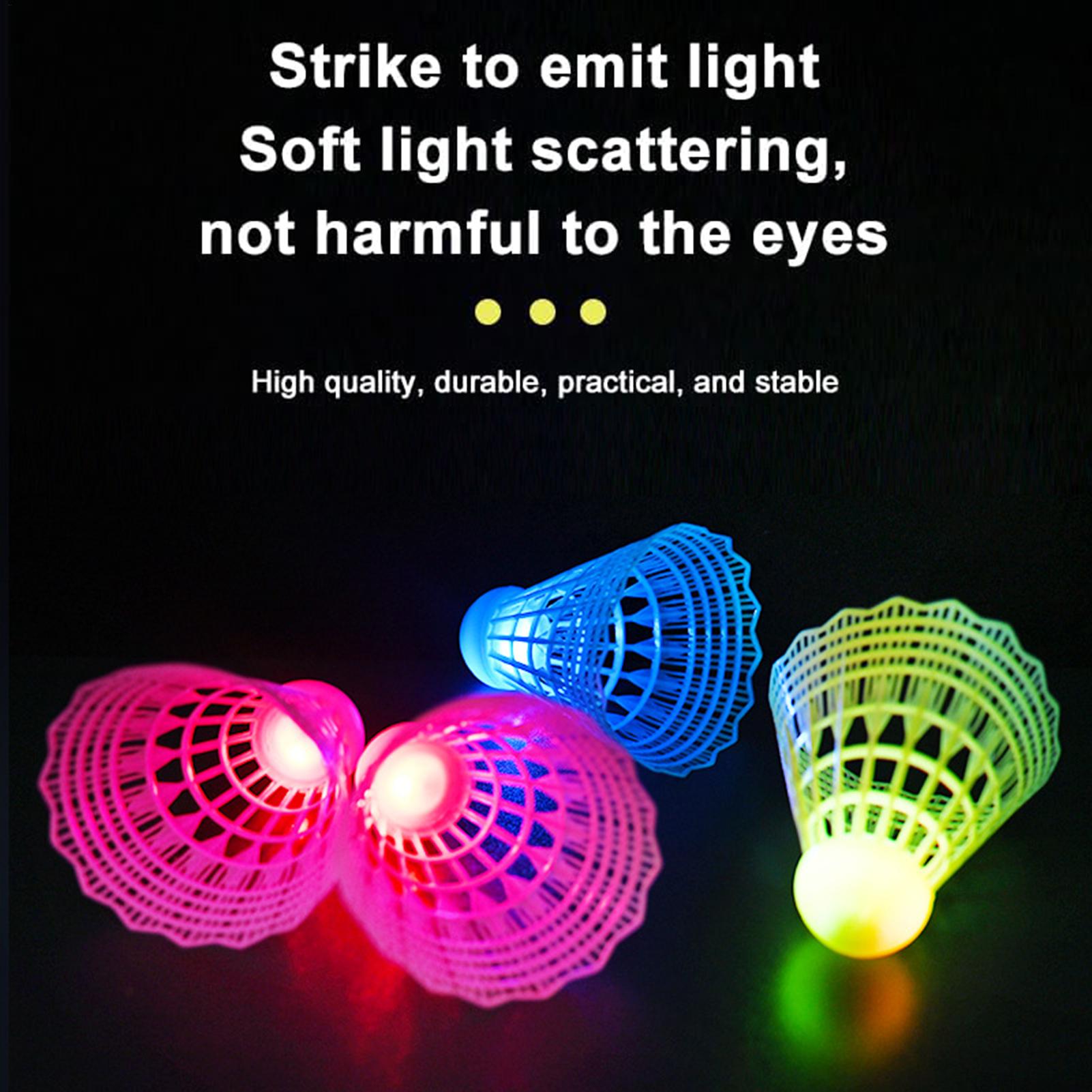 3Pcs LED Badminton Ball Glowin - đánh giá và giá Badminton Nylon Shuttlecock