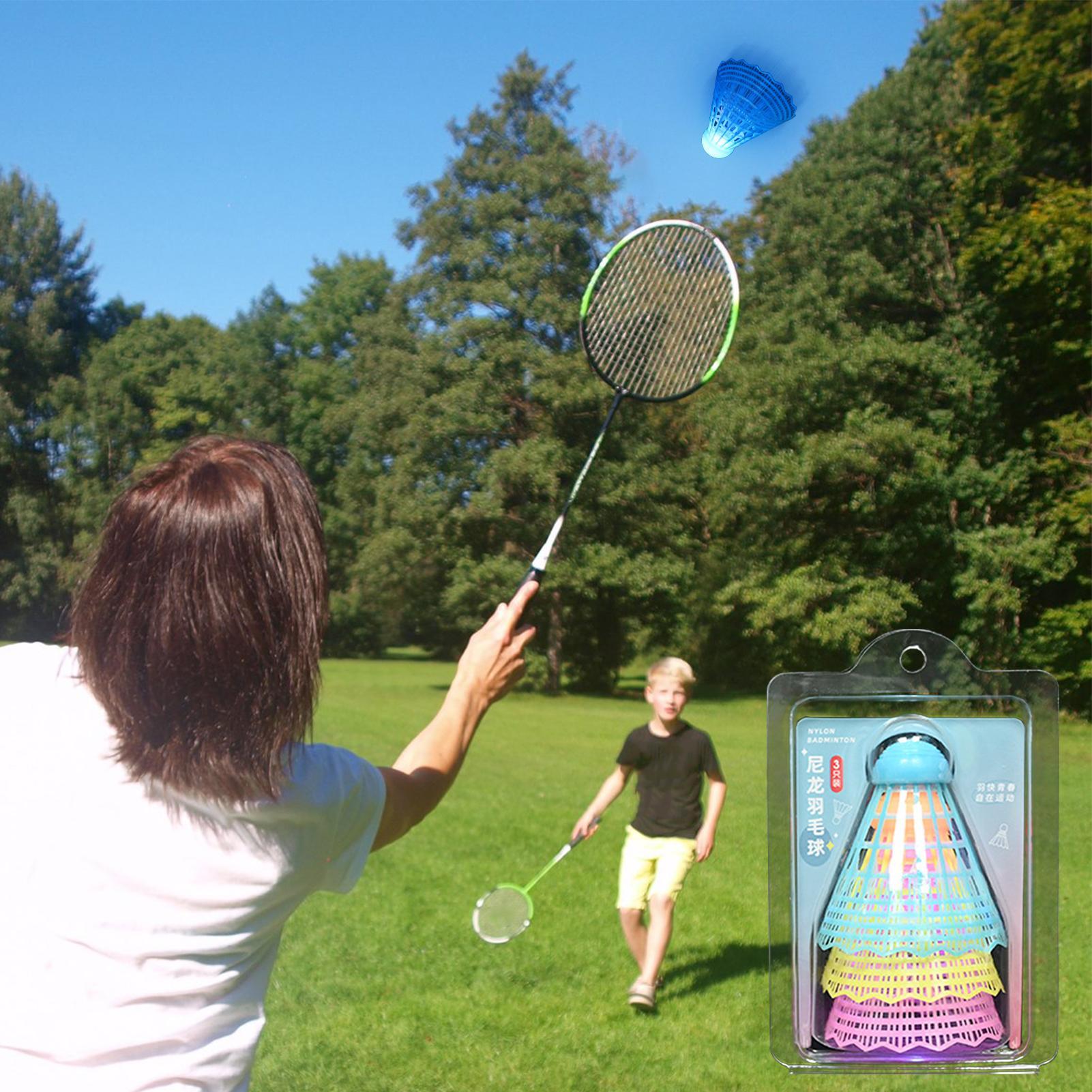 3Pcs LED Badminton Ball Glowin - đánh giá và giá Badminton Nylon Shuttlecock