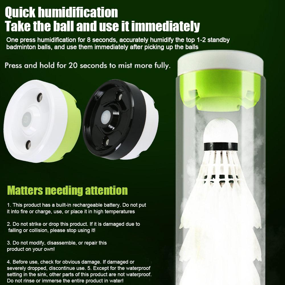 Feather Shuttlecock Humidifier - đánh giá và giá Badminton Background