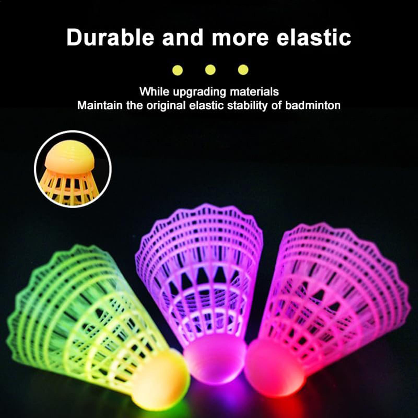 3pcs LED Badminton Shuttlecock - đánh giá và giá Badminton Nylon Shuttlecock