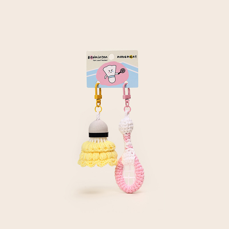 Handmade Hook Knitting Badmint - đánh giá và giá Badminton Yang Yang